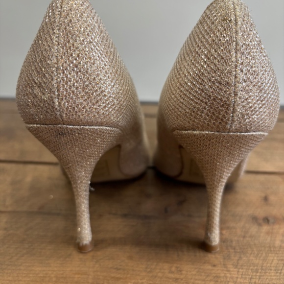 Shiny Gold Heels CALL IT SPRING - Picture 5 of 6